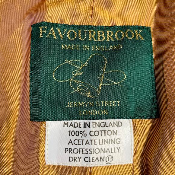 FAVOURBROOK Size 42 Black Gold Embroidery Velvet Button Up Vest - Picture 7 of 9